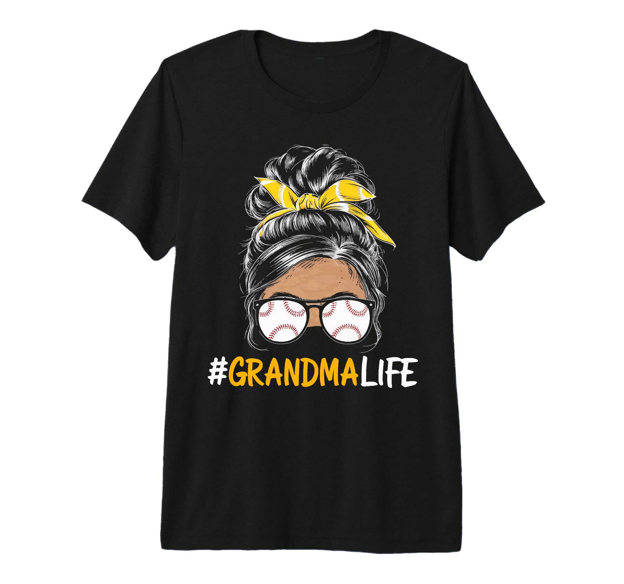 Baseball Grandma Grandmother Granny T-Shirt - Trendy Graphic for Adults - T-Shirt, Sweatshirt, Hoodie