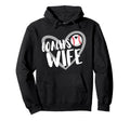 Baseball Coachs Wife Hoodie - Minimalist Print Men Women - T-Shirt, Sweatshirt, Hoodie