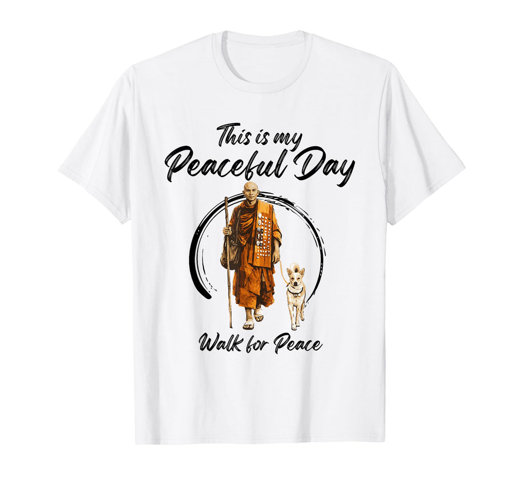 This Is My Peaceful Day Walk Peace T-Shirt - Minimalist Print for Adults - T-Shirt, Sweatshirt, Hoodie
