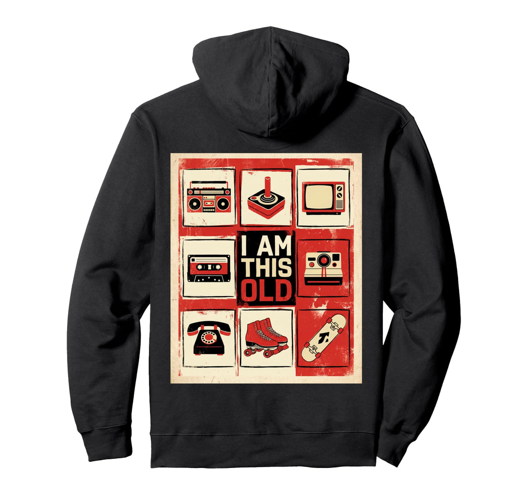 Nostalgia 80S Gifts Japanese Art 1980S Hoodie - Graphic Print Unisex - T-Shirt, Sweatshirt, Hoodie