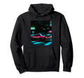 Vaporwave Car Synthwave City Hoodie - Minimalist Print for Adults - T-Shirt, Sweatshirt, Hoodie