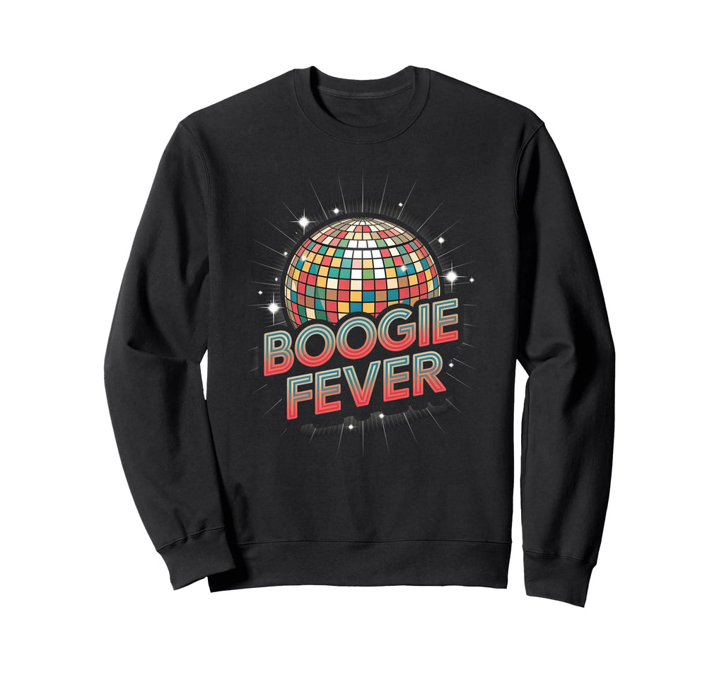 Disco Ball Boogie Fever Sweatshirt - Casual Everyday Wear for Adults - T-Shirt, Sweatshirt, Hoodie