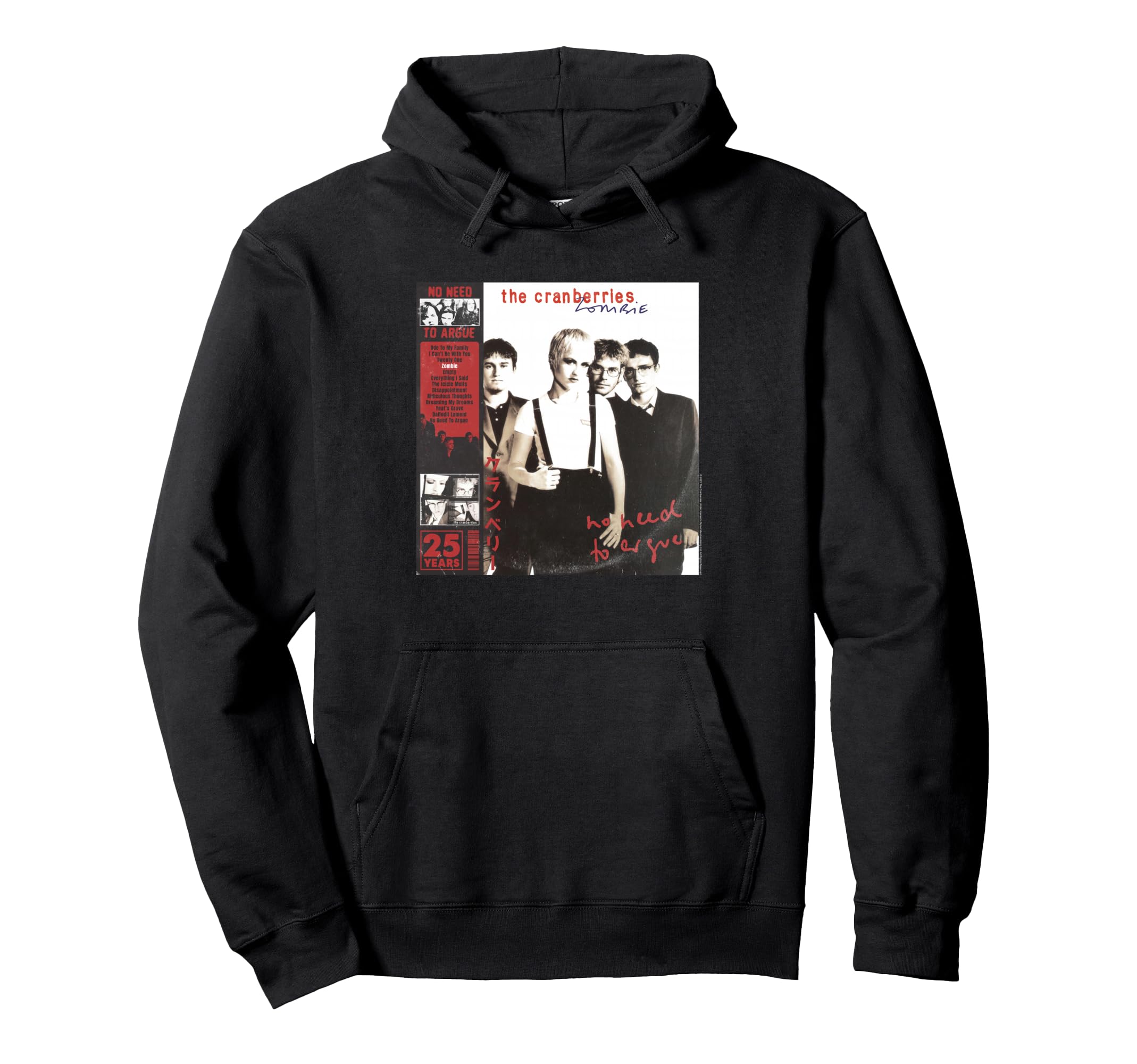 Cranberries No Need To Argue Album Hoodie - Casual Everyday Wear Men Women - T-Shirt, Sweatshirt, Hoodie