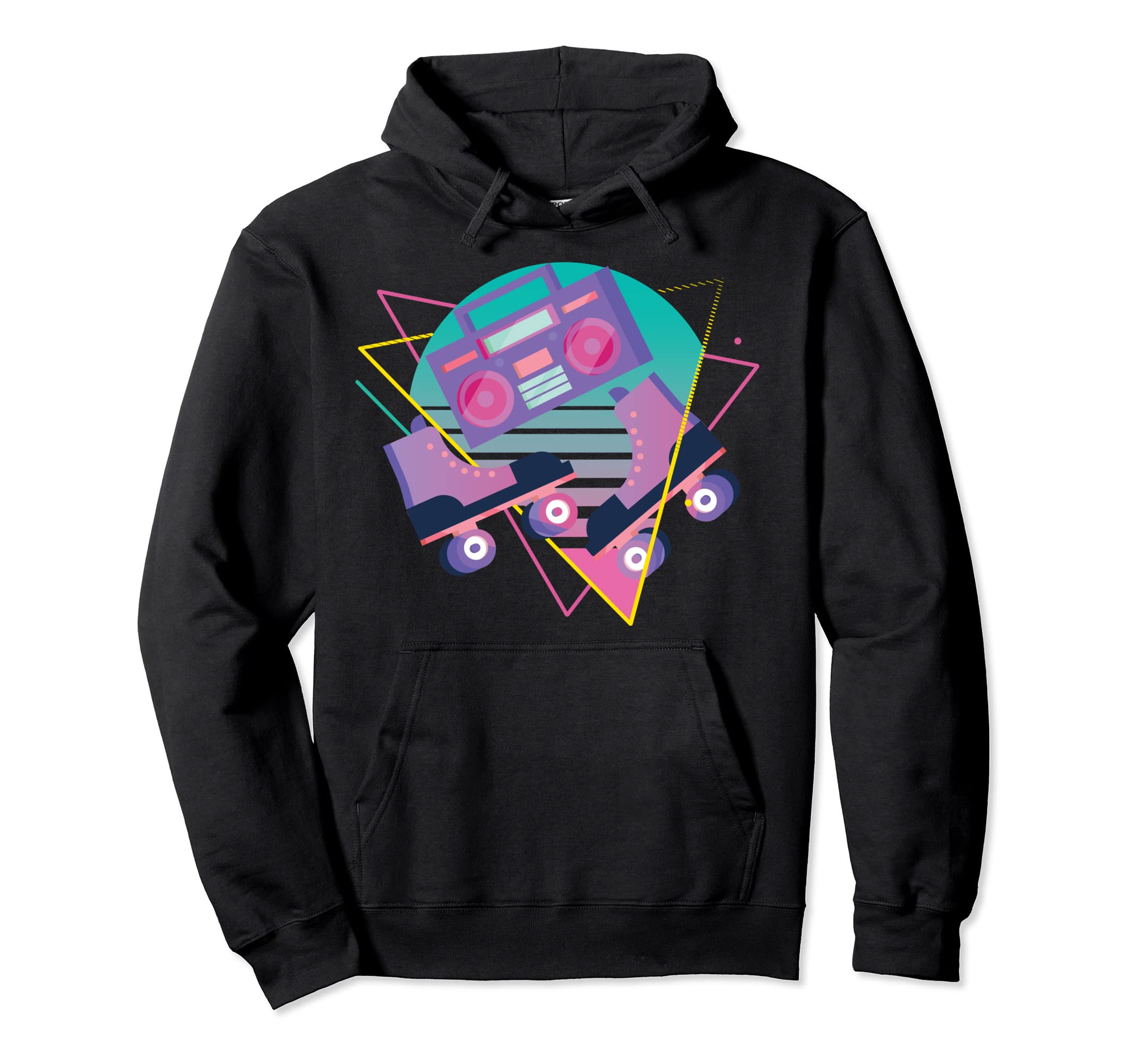 70S 80S Roller Skates Roller Skating Hoodie - Unique Graphic for Adults - T-Shirt, Sweatshirt, Hoodie