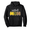 Softball Mom Mom Baseball Softball Hoodie - Custom Art Print for Adults - T-Shirt, Sweatshirt, Hoodie