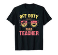 Para Teacher Off Duty Beach Sunset T-Shirt - Custom Art Print Men Women - T-Shirt, Sweatshirt, Hoodie