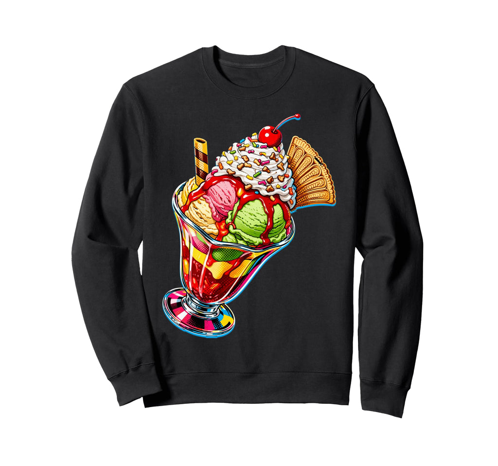 Pop Art S Dessert Sweets S Vanilla Treats T-Shirt - Graphic Print Unisex - T-Shirt, Sweatshirt, Hoodie