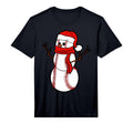 Baseball Snowman Day Catcher Team T-Shirt - Aesthetic Graphic Men Women - T-Shirt, Sweatshirt, Hoodie