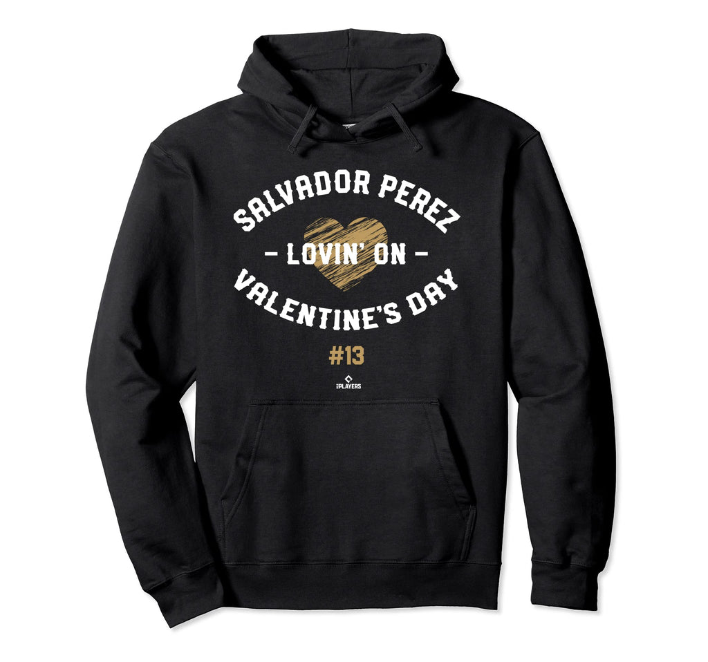 Salvador Perez Lovin Valentines Day Hoodie - Trendy Graphic for Adults - T-Shirt, Sweatshirt, Hoodie