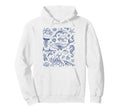 Ocean Life Sea Aesthetic Dolphin Hoodie - Fun Novelty Design Men Women - T-Shirt, Sweatshirt, Hoodie