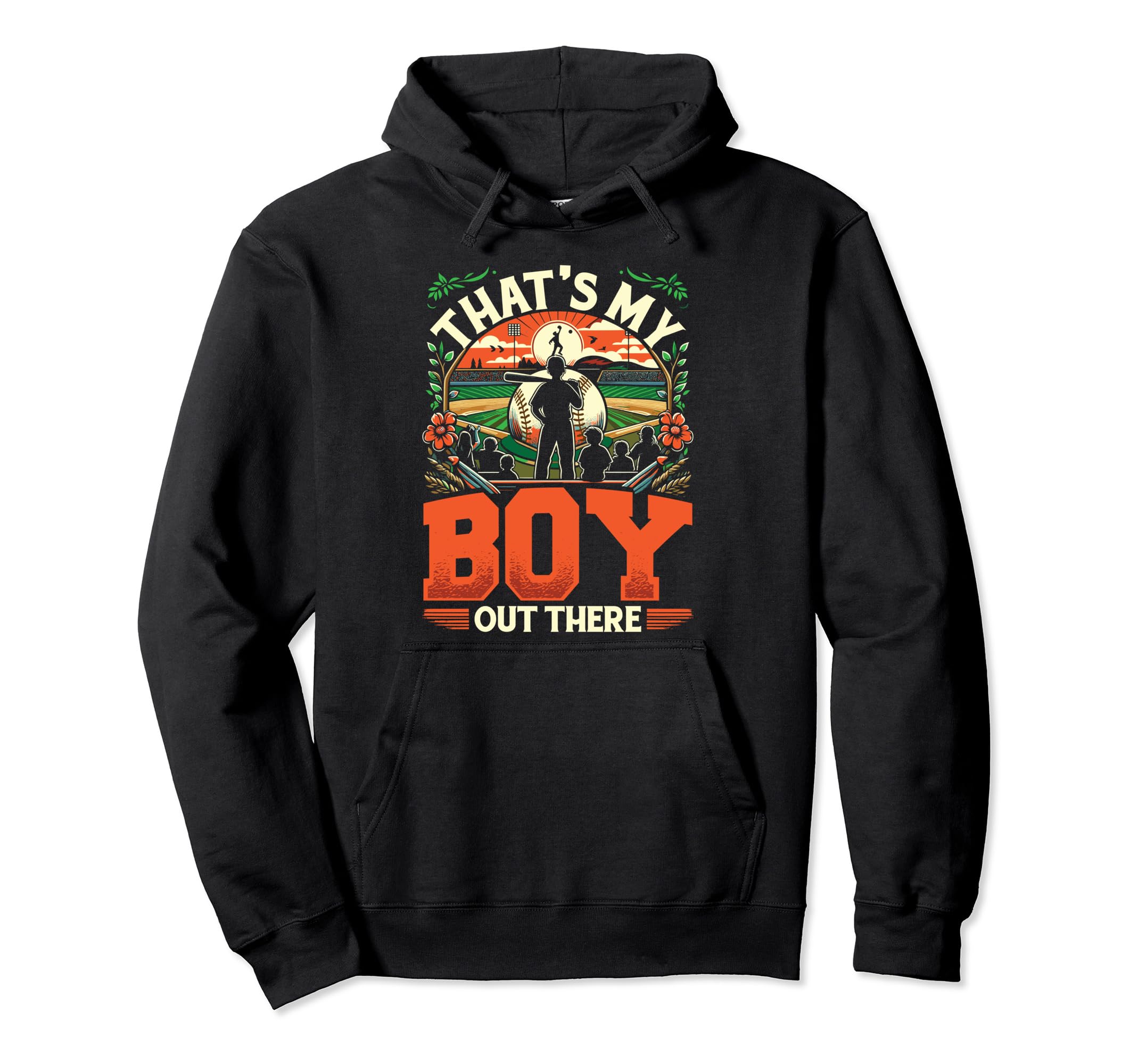 Baseball Fathers Day Baseball Dad Hoodie - Casual Everyday Wear for Adults - T-Shirt, Sweatshirt, Hoodie