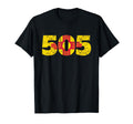 505 New Mexico Zia Distressed T-Shirt - Aesthetic Graphic for Adults - T-Shirt, Sweatshirt, Hoodie