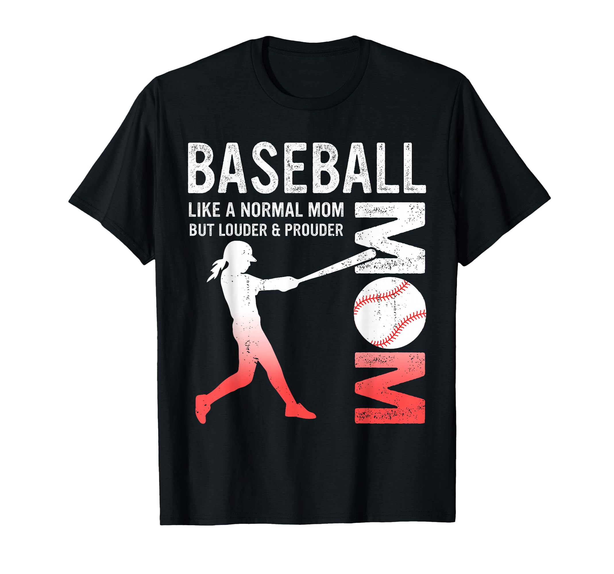Baseball Mom Like Normal Mom But T-Shirt - Aesthetic Graphic Men Women - T-Shirt, Sweatshirt, Hoodie