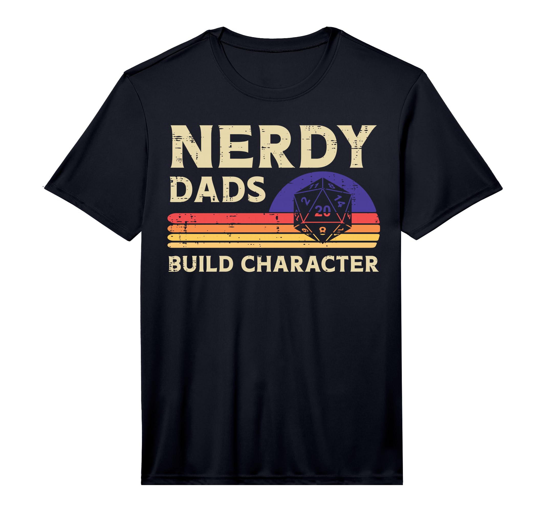 Mens Nerdy Dads Build Character T-Shirt - Aesthetic Graphic for Adults - T-Shirt, Sweatshirt, Hoodie