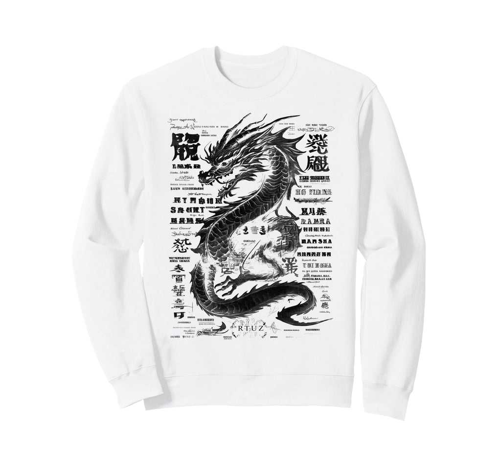 Aesthetic Dragon Streetwear Sweatshirt - Aesthetic Graphic Unisex - T-Shirt, Sweatshirt, Hoodie