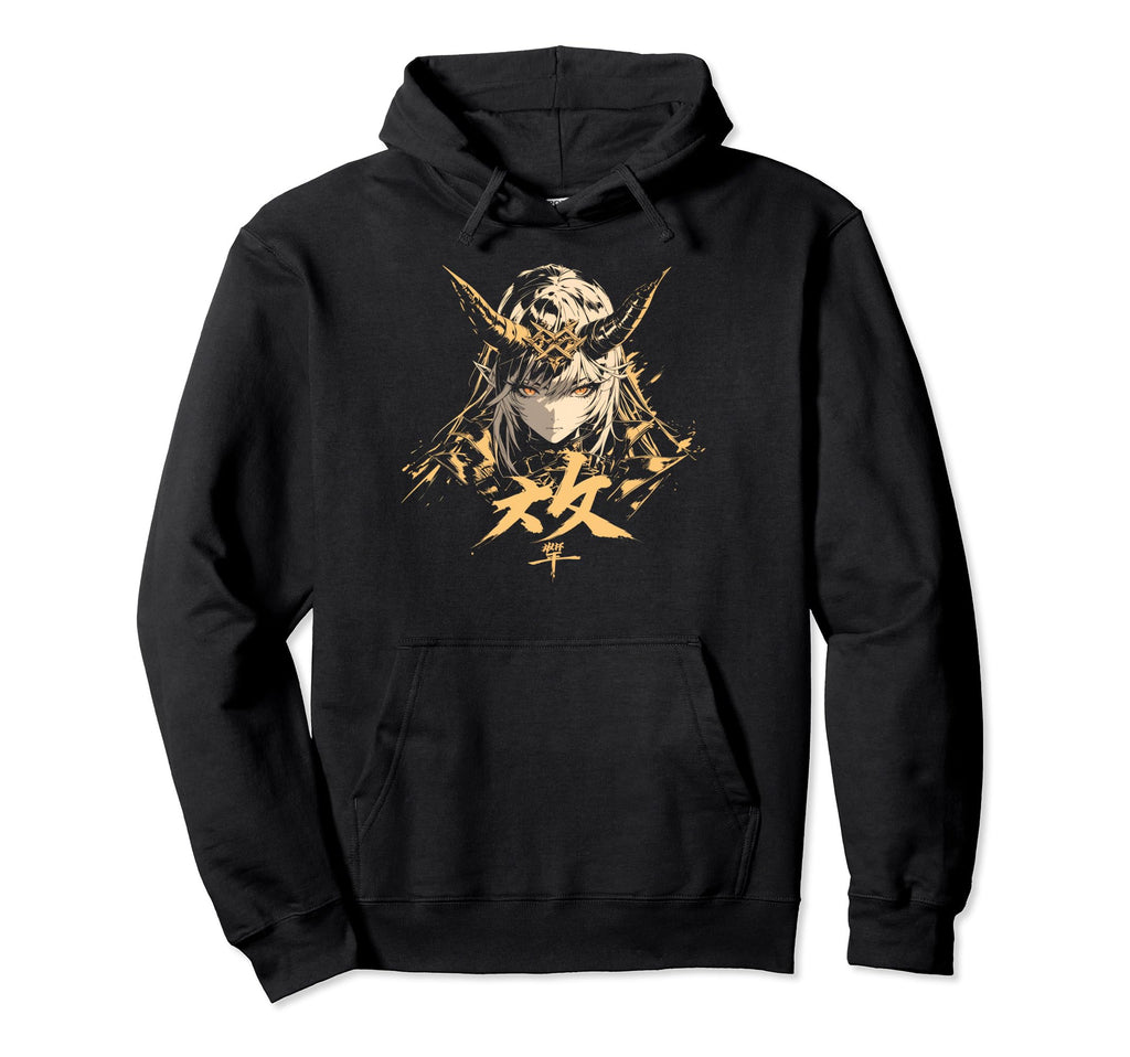 Goth Grunge Demon Anime Waifu Hoodie - Fun Novelty Design for Adults - T-Shirt, Sweatshirt, Hoodie