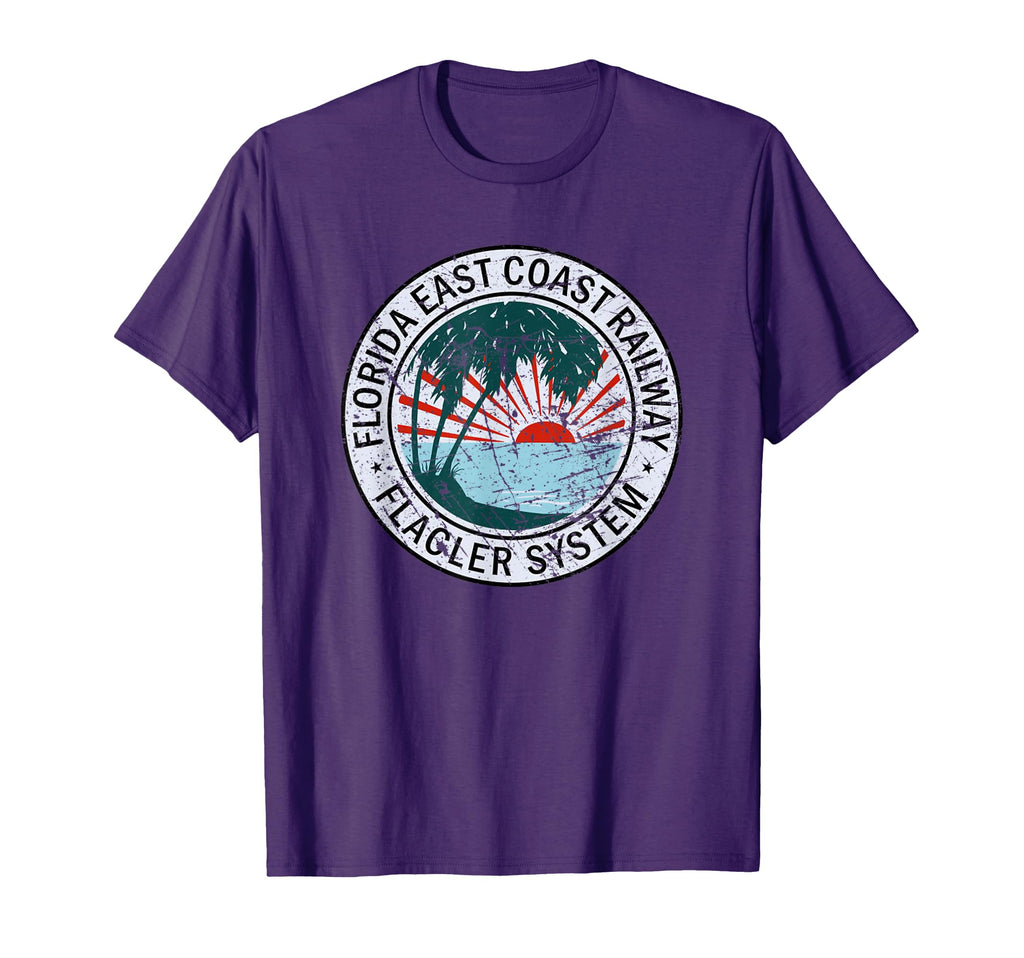 Distressed Florida East Coast Railway T-Shirt - Unique Graphic for Adults - T-Shirt, Sweatshirt, Hoodie