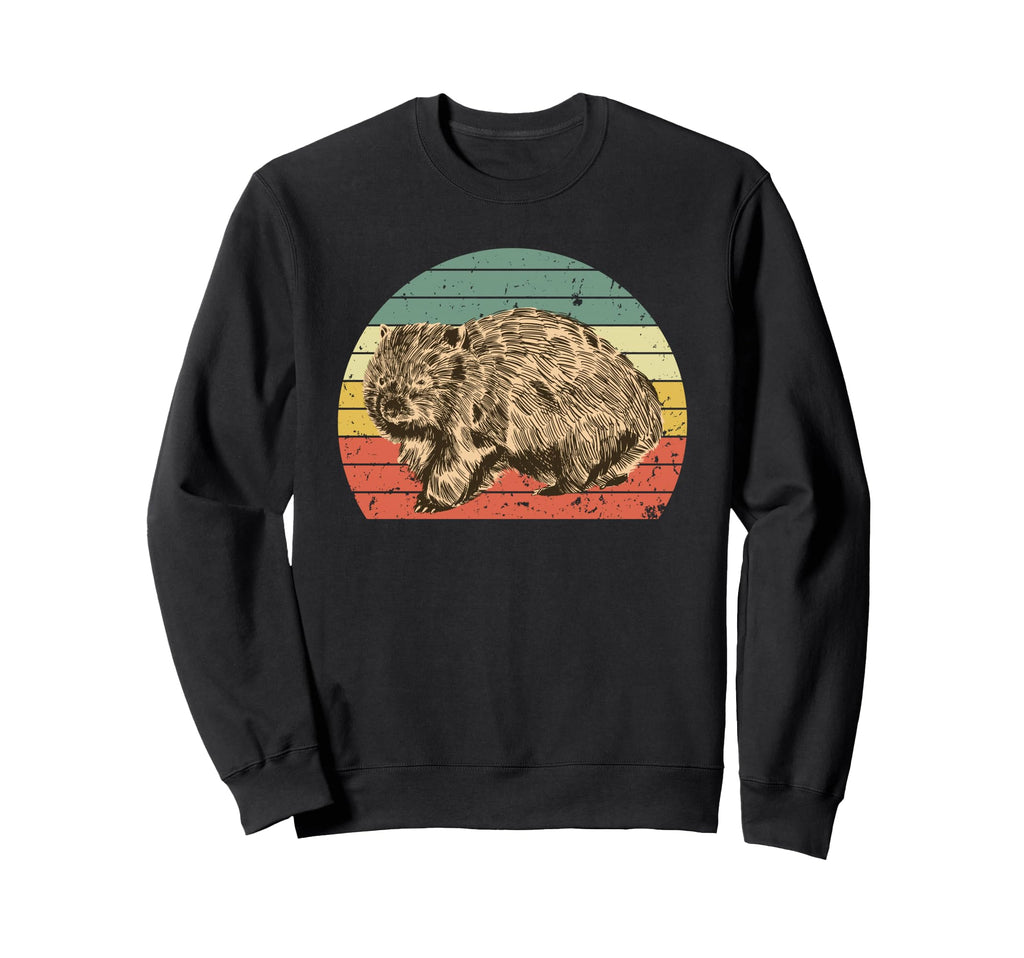 Wombat Sunset Wombat Sweatshirt - Casual Everyday Wear Men Women - T-Shirt, Sweatshirt, Hoodie