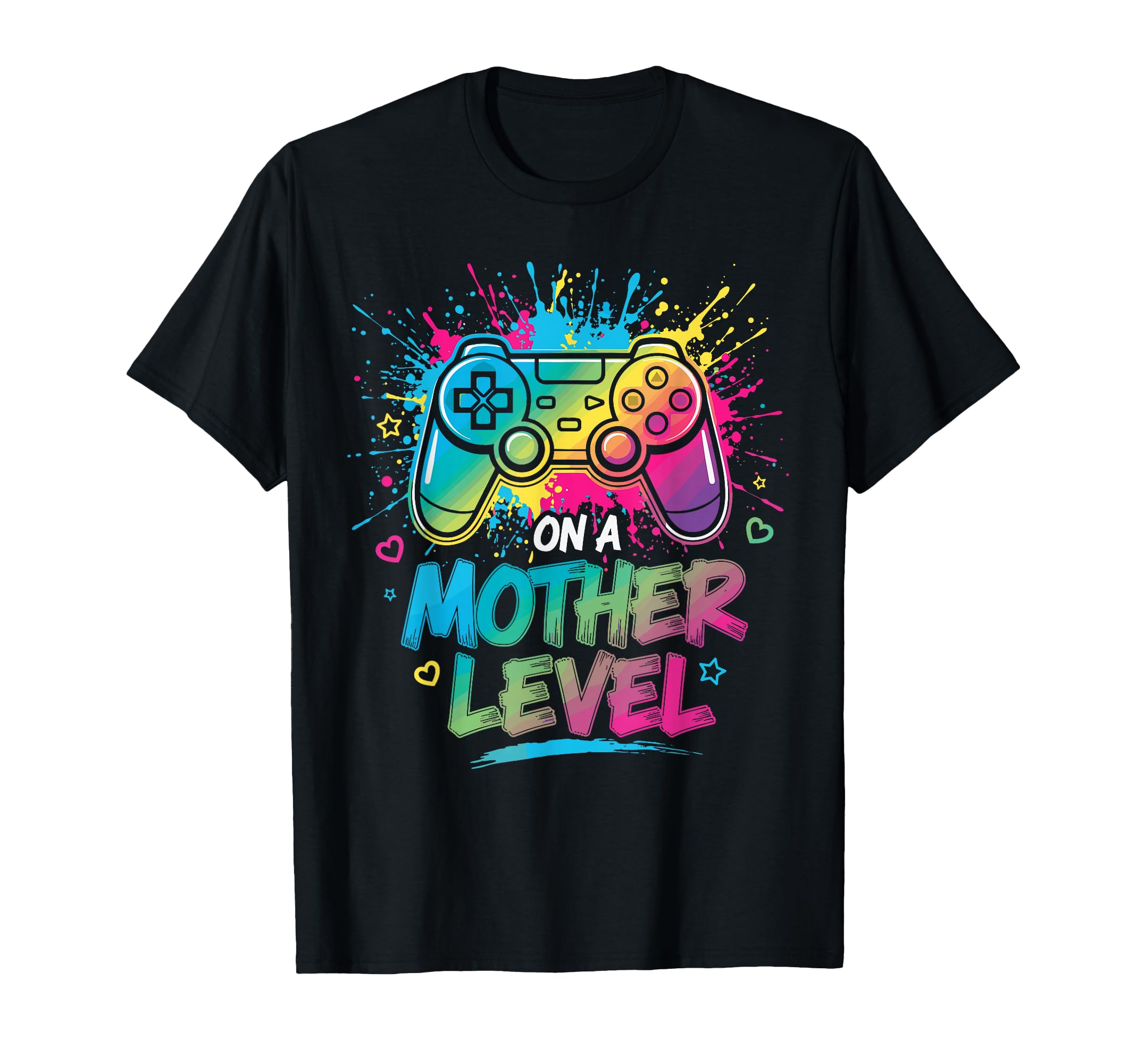 Gamer Mom Mother Level T-Shirt - Casual Everyday Wear Men Women - T-Shirt, Sweatshirt, Hoodie