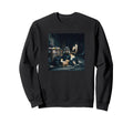 Boba Tea Fan Funny Raccoon Meme Sweatshirt - Novelty Apparel Men Women - T-Shirt, Sweatshirt, Hoodie