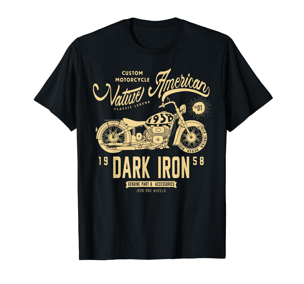 Native American Motorcycle Biker T-Shirt - Aesthetic Graphic Men Women - T-Shirt, Sweatshirt, Hoodie
