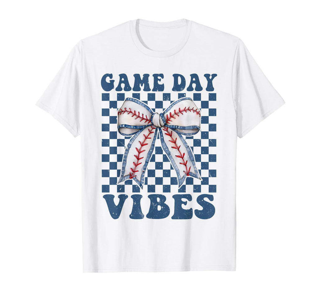 Game Day Vibes Coquette Bow T-Shirt - Aesthetic Graphic for Adults - T-Shirt, Sweatshirt, Hoodie