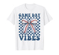 Game Day Vibes Coquette Bow T-Shirt - Aesthetic Graphic for Adults - T-Shirt, Sweatshirt, Hoodie