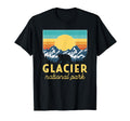 Glacier National Park Sunset T-Shirt - Custom Art Print Men Women - T-Shirt, Sweatshirt, Hoodie