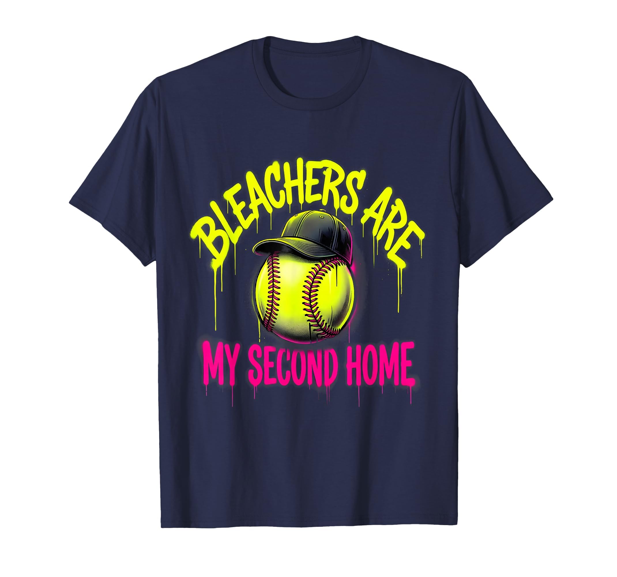 Bleachers Are My Second Home Baseball T-Shirt - Streetwear Style Men Women - T-Shirt, Sweatshirt, Hoodie