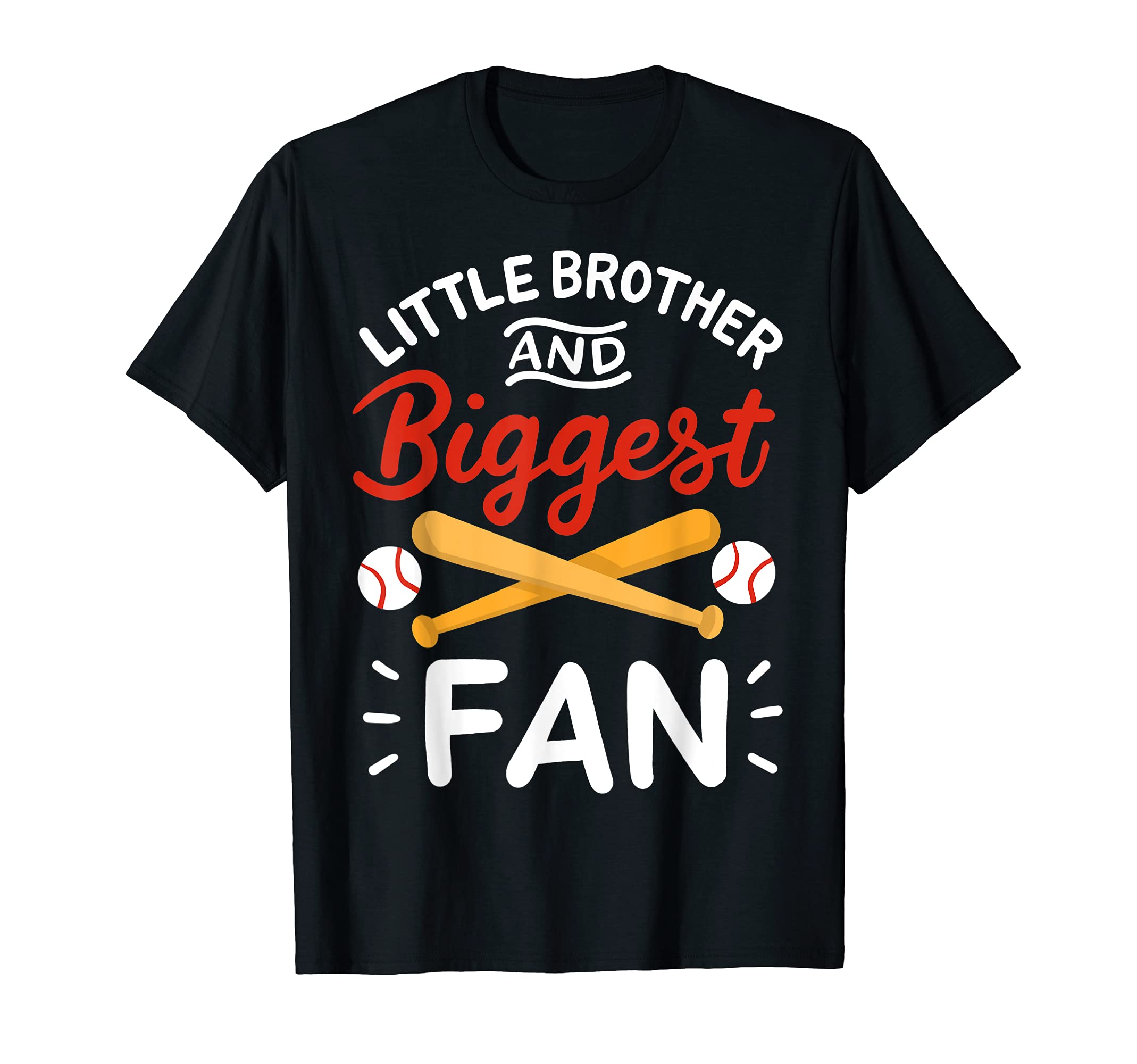 Baseball Little Brother Baseball Fans T-Shirt - Unique Graphic Unisex - T-Shirt, Sweatshirt, Hoodie