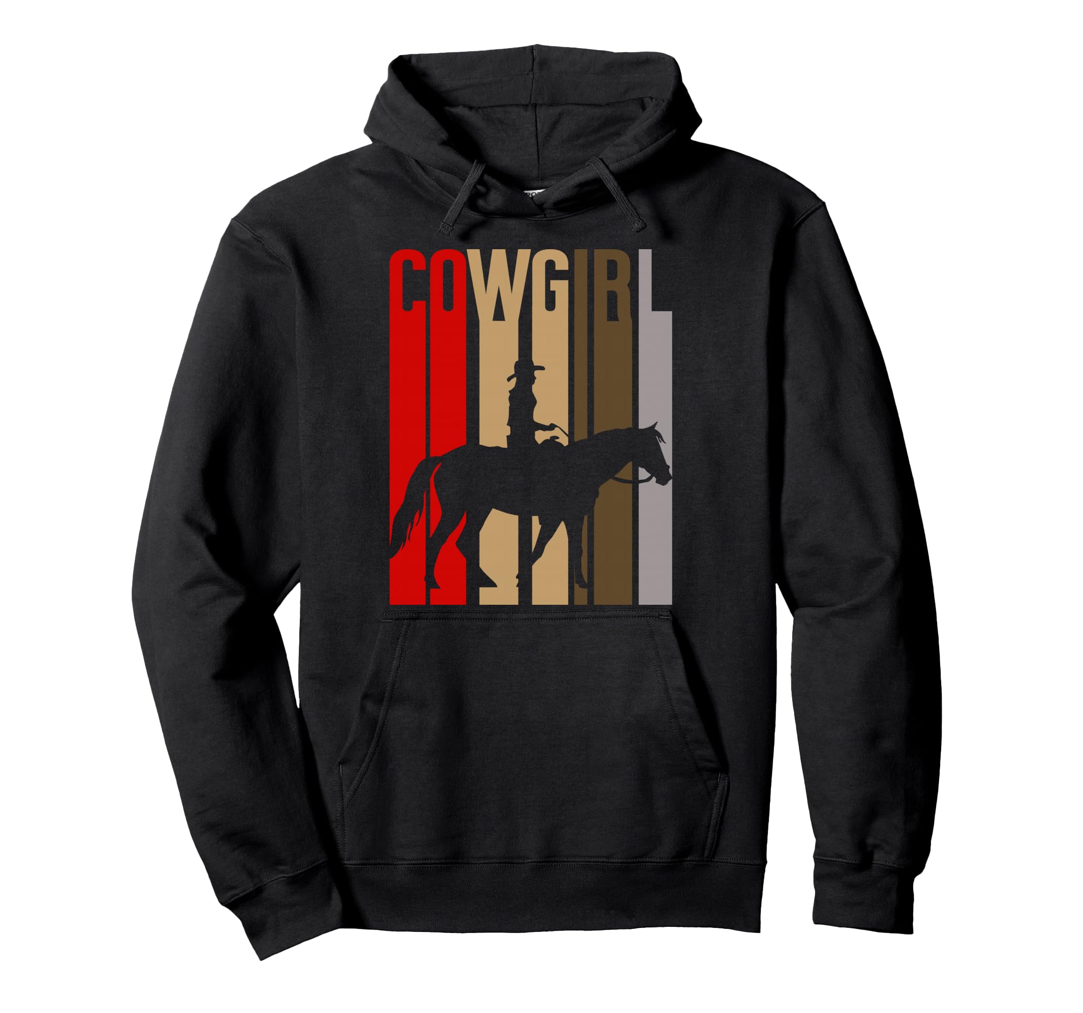 Cowgirl Western Horse Rider Hoodie - Casual Everyday Wear Unisex - T-Shirt, Sweatshirt, Hoodie