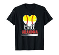 Ball Grandma Heart Softball Baseball Grandma T-Shirt - Graphic Print Unisex - T-Shirt, Sweatshirt, Hoodie