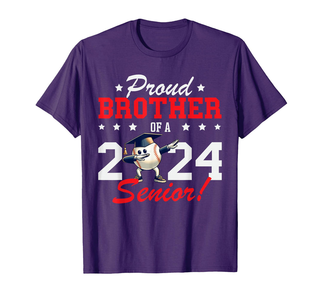 Graduation Proud Brother 2024 Senior T-Shirt - Trendy Graphic Men Women - T-Shirt, Sweatshirt, Hoodie