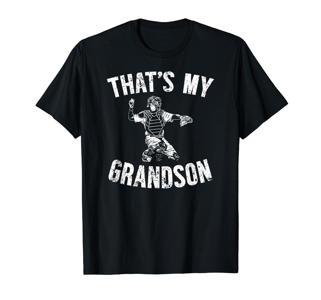 Thats My Grandson Baseball Catcher T-Shirt - Trendy Graphic Men Women - T-Shirt, Sweatshirt, Hoodie