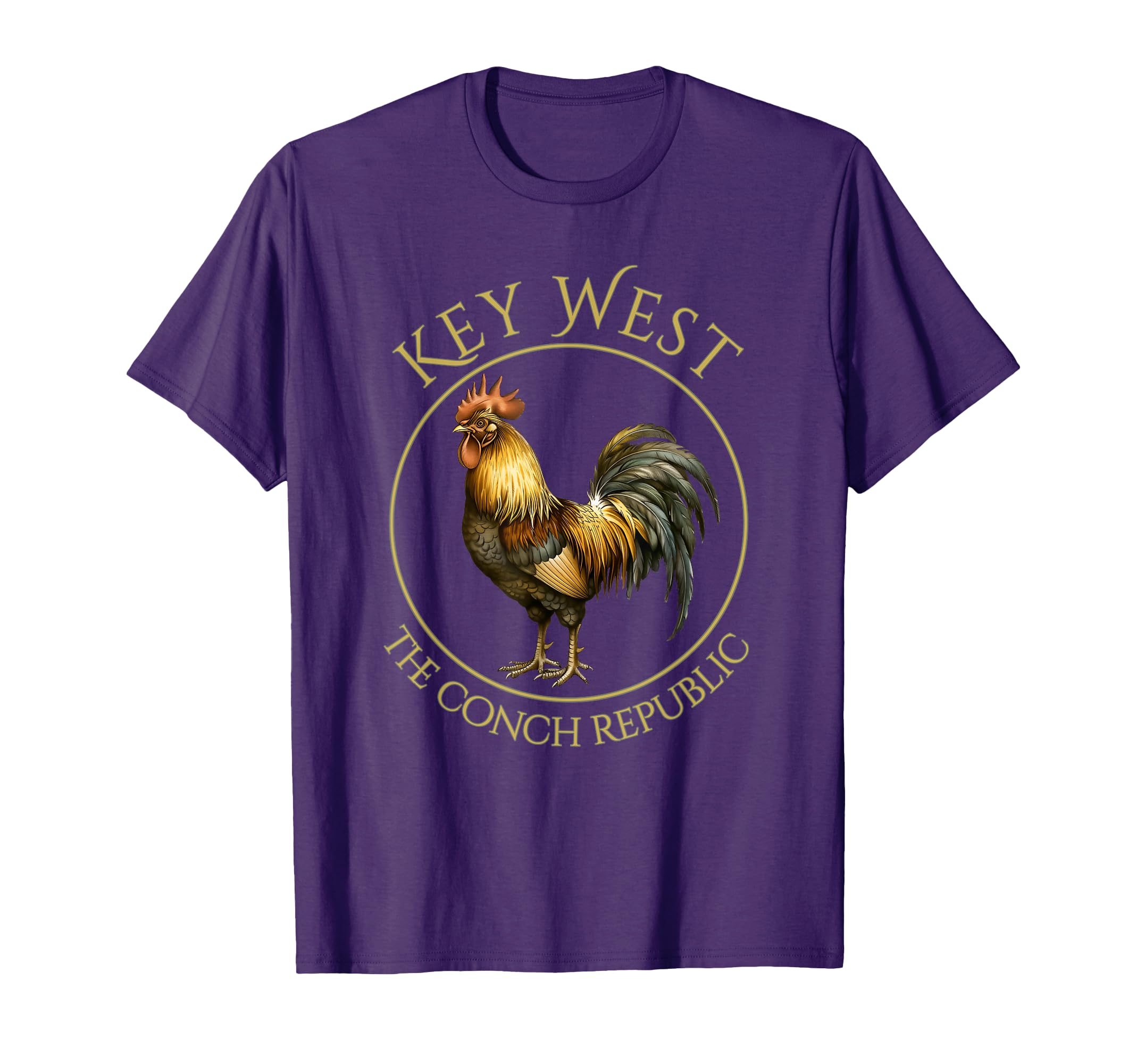 Rooster Key West Florida Vacation T-Shirt - Graphic Print Men Women - T-Shirt, Sweatshirt, Hoodie