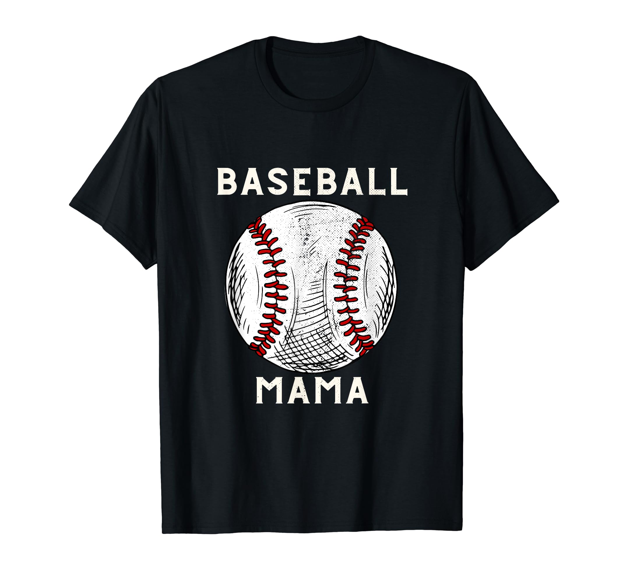 Awesome Baseball Mama Sports Lover Baseball T-Shirt - Graphic Print Unisex - T-Shirt, Sweatshirt, Hoodie
