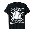 Dislikes White Baseball Pants Mom T-Shirt - Minimalist Print for Adults - T-Shirt, Sweatshirt, Hoodie