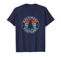 Baltimore Maryland Md 70S T-Shirt - Trendy Graphic for Adults - T-Shirt, Sweatshirt, Hoodie