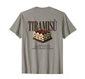 Tiramisu 90S Italian Food Aesthetic T-Shirt - Graphic Print for Adults - T-Shirt, Sweatshirt, Hoodie