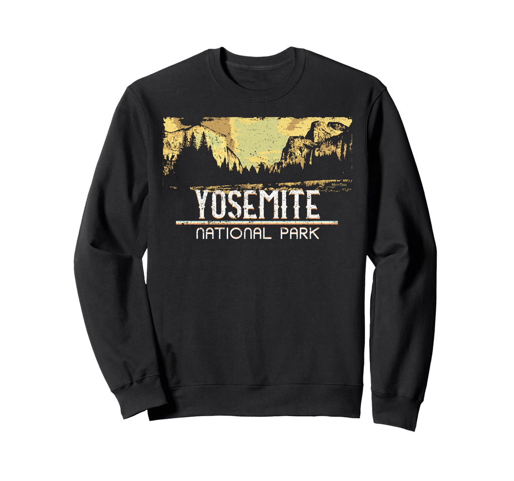 Postcard National Park Yosemite Sweatshirt - Unique Graphic for Adults - T-Shirt, Sweatshirt, Hoodie