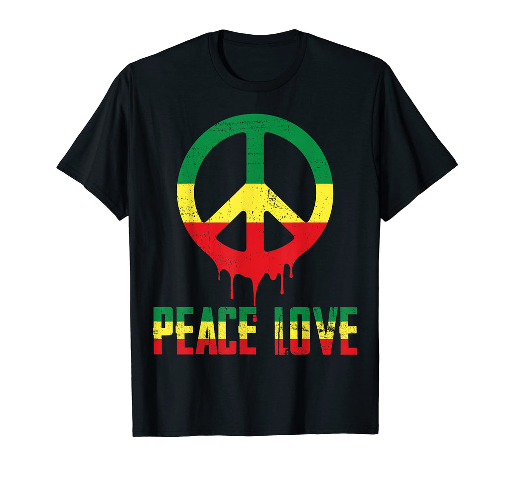 Jamaica Reggae Music Rasta Pride Peace Love T-Shirt - Unique Graphic Unisex - T-Shirt, Sweatshirt, Hoodie