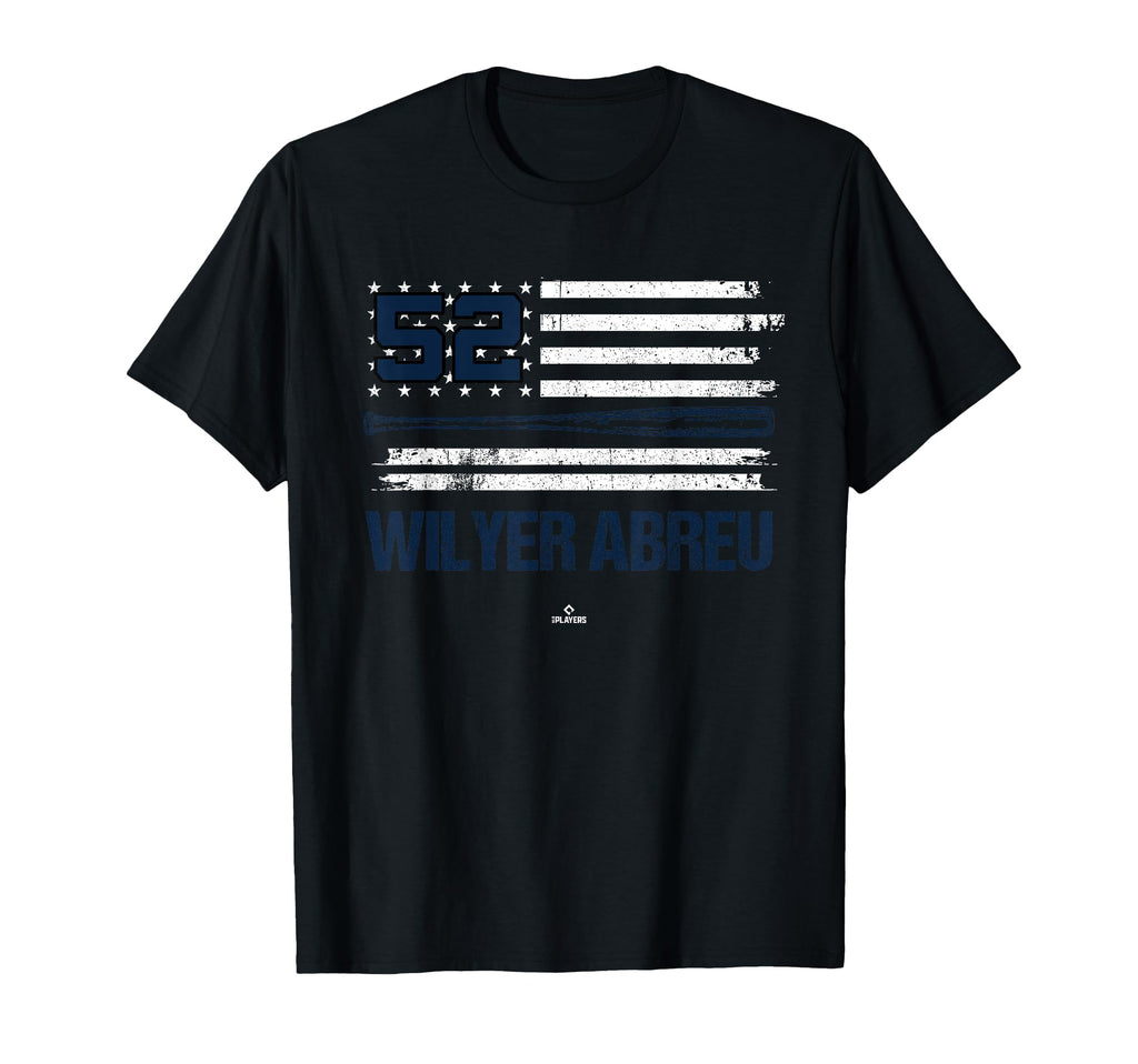 Usa Flag Bat Wilyer Abreu Boston T-Shirt - Novelty Apparel for Adults - T-Shirt, Sweatshirt, Hoodie