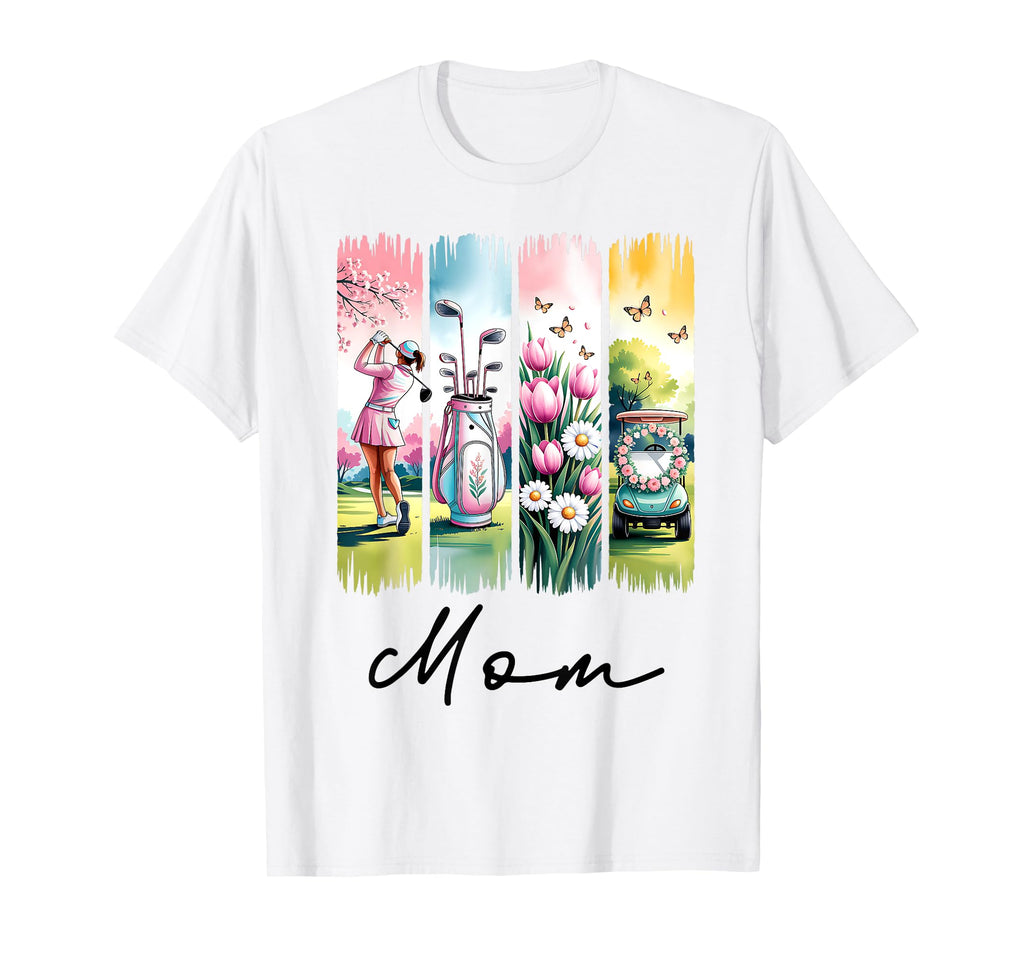 Golf Coquette Bow Golf Ball Mom Game Day T-Shirt - Minimalist Print Unisex - T-Shirt, Sweatshirt, Hoodie