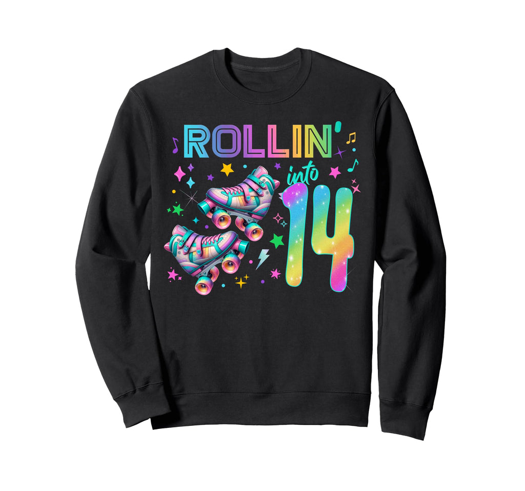 Roller Skates Birthday Outfit Sweatshirt - Streetwear Style Unisex - T-Shirt, Sweatshirt, Hoodie