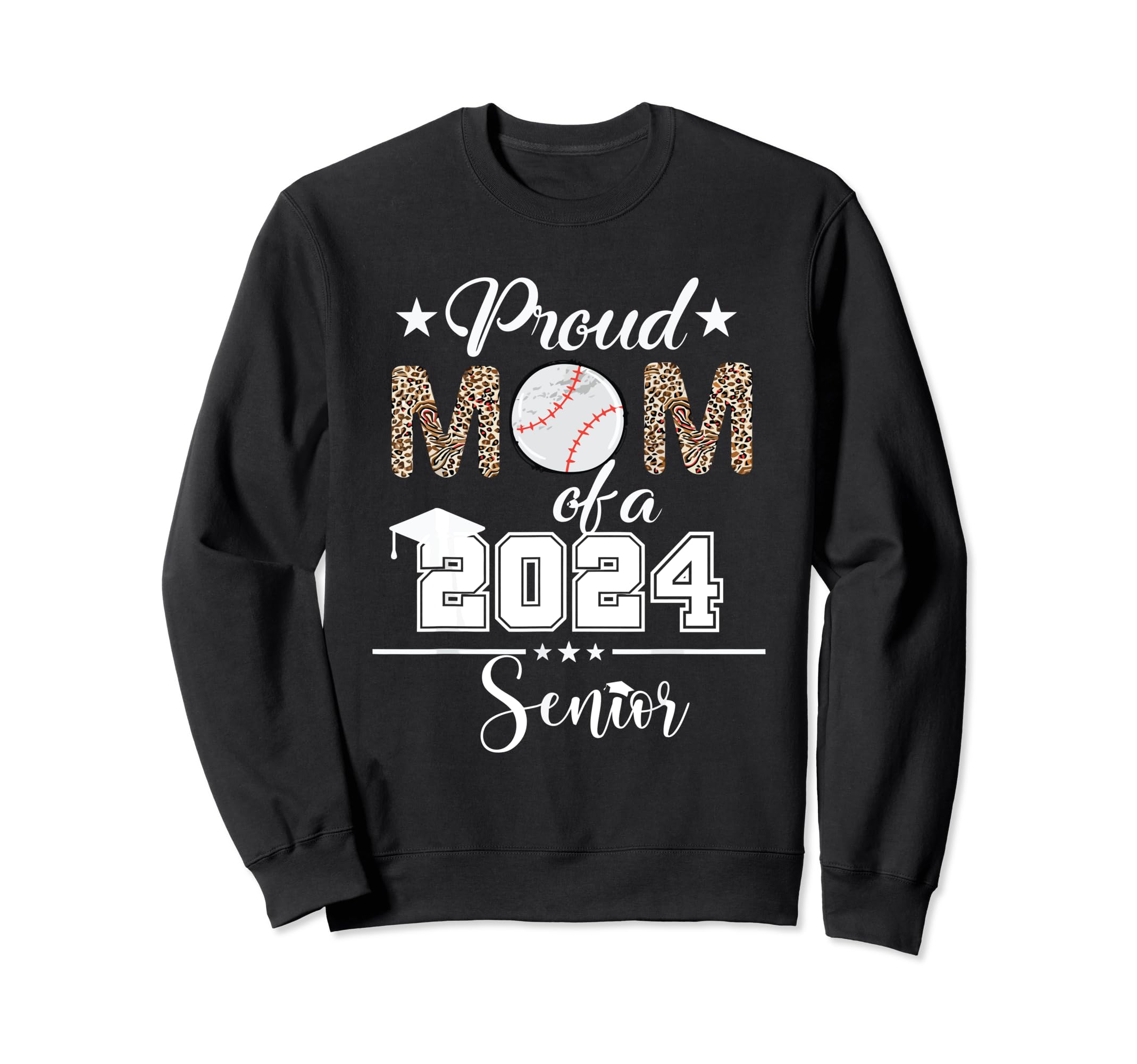 Womens Proud Mom 2024 Senior Class 2024 Sweatshirt - Unique Graphic Unisex - T-Shirt, Sweatshirt, Hoodie