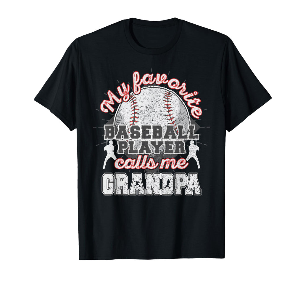 Baseball Grandpa Favorite Baseball T-Shirt - Custom Art Print Unisex - T-Shirt, Sweatshirt, Hoodie