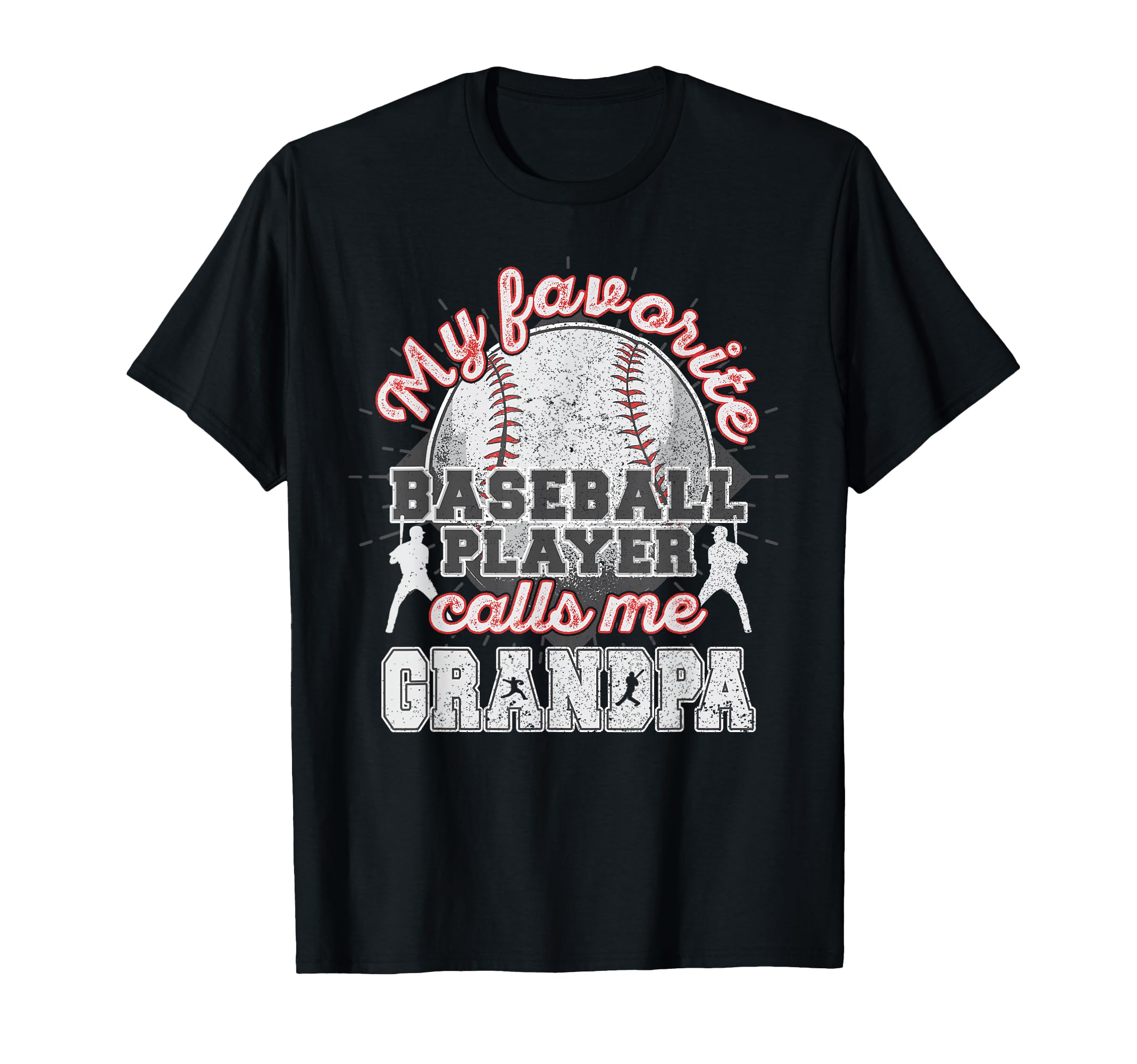 Baseball Grandpa Favorite Baseball T-Shirt - Custom Art Print Unisex - T-Shirt, Sweatshirt, Hoodie