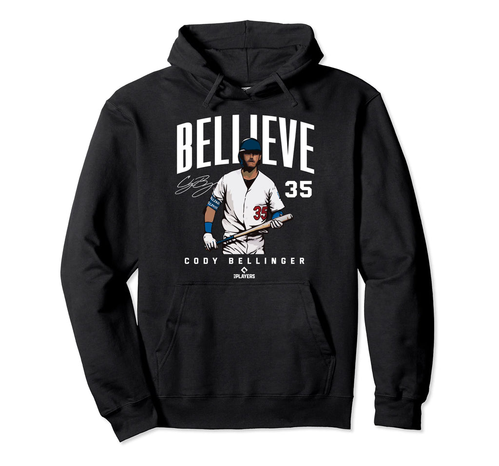 Bellieve Cody Bellinger Sayings Mlbpa Hoodie - Streetwear Style Unisex - T-Shirt, Sweatshirt, Hoodie