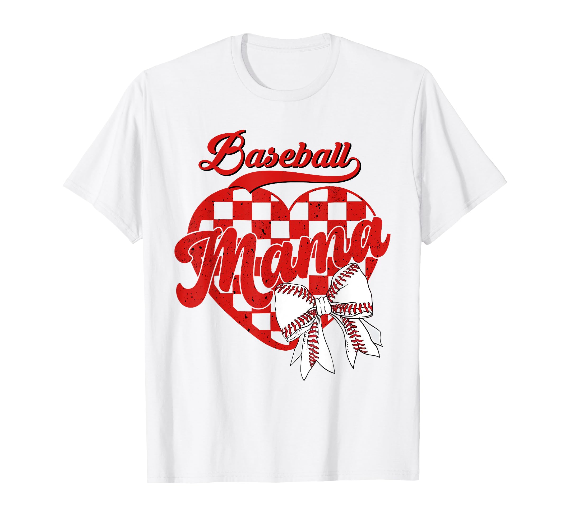 Baseball Mama Coquette Bow Game Day T-Shirt - Aesthetic Graphic for Adults - T-Shirt, Sweatshirt, Hoodie