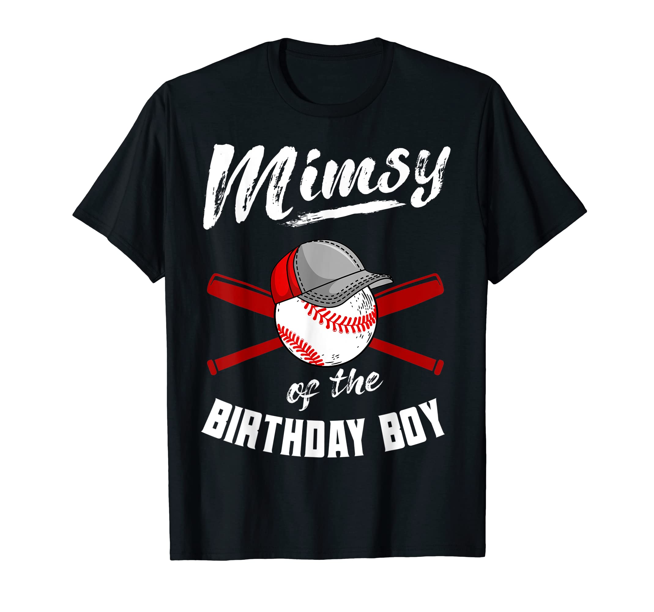 Mimsy Birthday Baseball Bday Party T-Shirt - Unique Graphic Men Women - T-Shirt, Sweatshirt, Hoodie